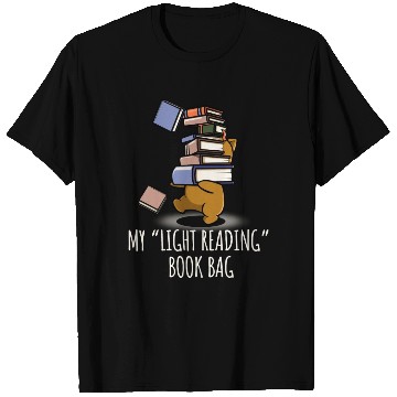 Discover My Light Reading Book Funny Tote Bag T Shirts
