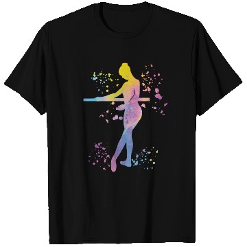 Discover Ballet Dancer Colorsplash Ballerina T Shirts