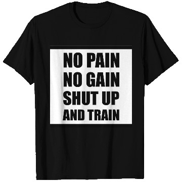 Discover Poster NO PAIN NO GAIN Square T Shirts
