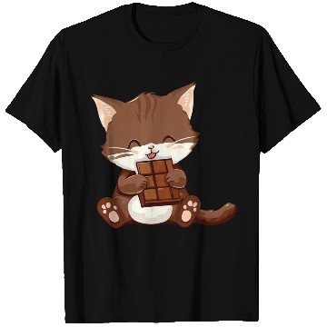 Discover Sweet chocolate cat T Shirts
