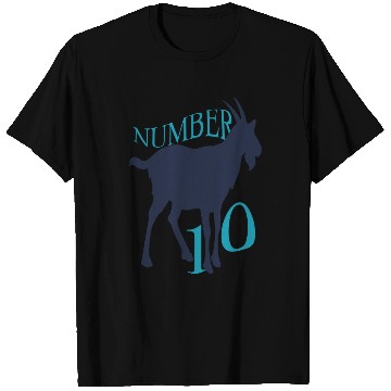 Discover Number 10 Mesmerizing GOAT Tribute T Shirts