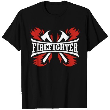 Discover Fire Fighter Fireman Volunteer Rescue Firefighter T Shirts