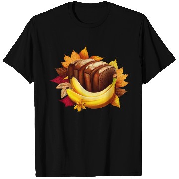 Discover Autumnal Banana Bread: Delight Amidst Colorful Lea T Shirts