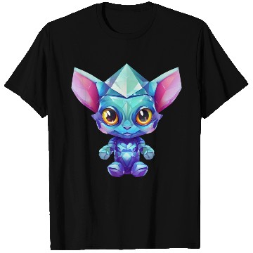 Discover Polygonal Alien Mythical Creature - Rainbow Colors T Shirts