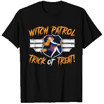 Discover Witch Patrol: Trick or Treat! Policeman Halloween T Shirts