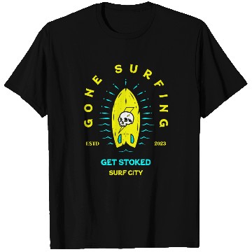 Discover Gone Surfing T Shirts