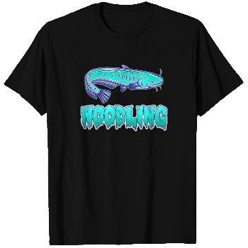 Discover Catfish Fishing Waller Fish Noodler Flathead T Shirts