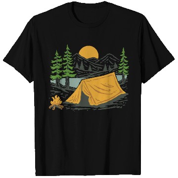 Discover Mountain Camping T Shirts