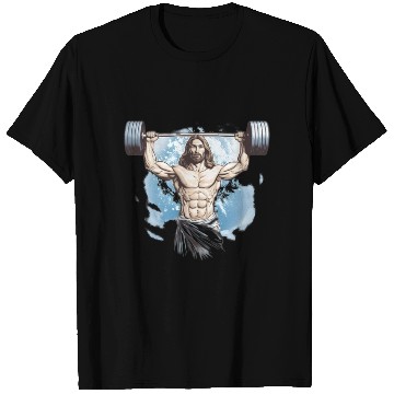 Discover Jesus The Ultimate Deadlifted Retro Jesus T Shirts