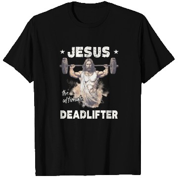 Discover Jesus The Ultimate Deadlifted Retro Jesus T Shirts