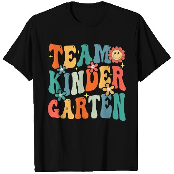 Discover Team Kindergarten Teacher Student Groovy Back To T Shirts