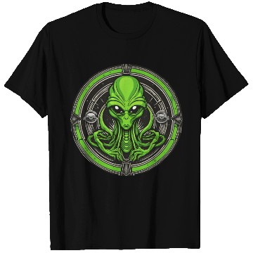 Discover green alien T Shirts