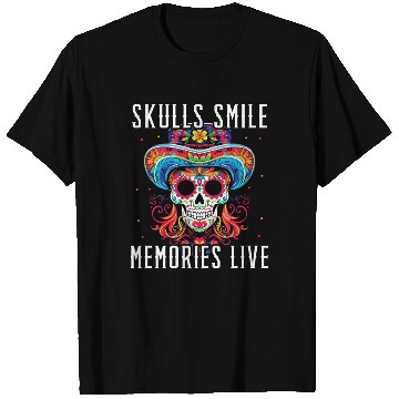 Discover Dia De Los Muertos Sugar Skull Mexican Holiday T Shirts