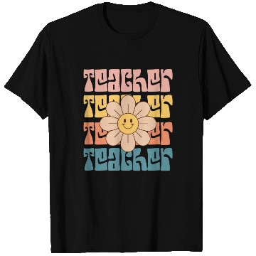 Discover Teacher Daisy Colorful T Shirts