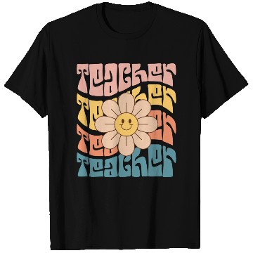Discover Teacher Daisy Colorful T Shirts