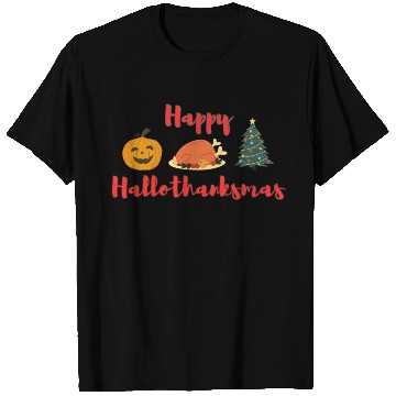 Discover Happy HalloThanksMas T Shirts