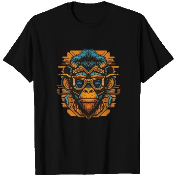 Discover Monkey King wearing glasses T Shirts