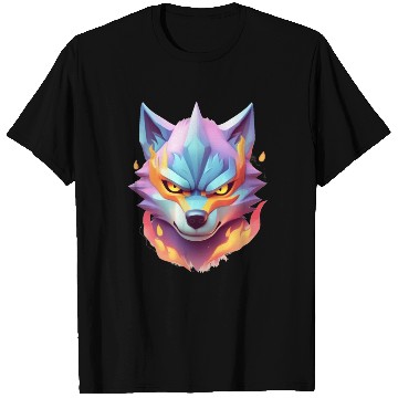 Discover Pastel Blaze Wolf Ninja T Shirts