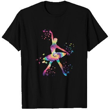 Discover Ballet Dancer Colorsplash Ballerina T Shirts