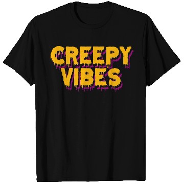 Discover Creepy Vibes T Shirts - Spooky Graphic T Shirts