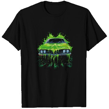 Discover Retro Auto 80s Style With A Green Glibber T Shirts