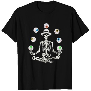 Discover Skeleton Juggling Eyeballs T Shirts