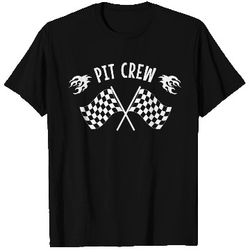 Discover Pit Crew Racing Mechanic Car Parts Race Track T Shirts