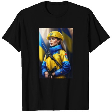 Discover ukraine soldier art T Shirts