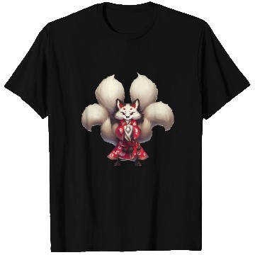 Discover Kai the Kitsune Fox Spirit Yokai Anime Spirit T Shirts