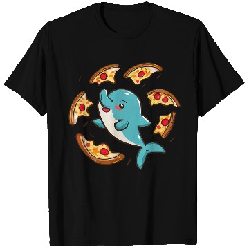 Discover Pizza dolphin T Shirts