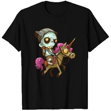 Discover Zombie on unicorn T Shirts