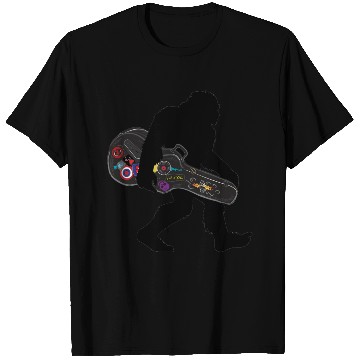 Discover Bigfoot Playing Guitar T Shirts