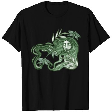 Discover Dragonfly Goddess In Green T Shirts