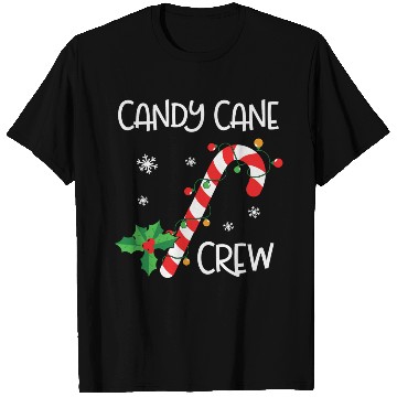 Discover Candy Cane Crew Funny Christmas Lights Xmas Gift T Shirts