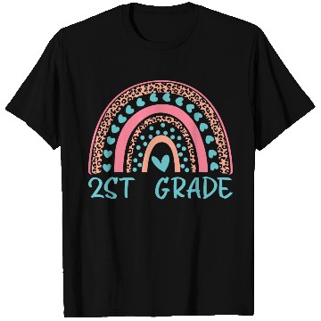 Discover Second Grade Rainbow Girls Boys Teacher 2nd Grade T Shirts