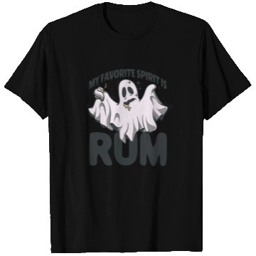 Discover My Favorite Spirit Is Rum Halloween Rum Ghost T Shirts