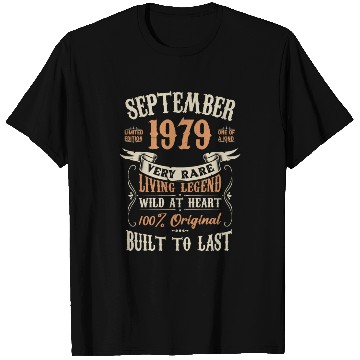 Discover September 1979 Birthday Surprise T Shirts