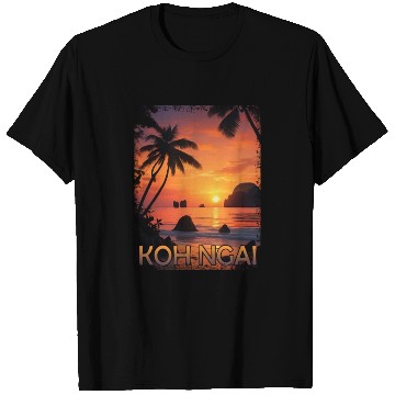 Discover Sunset on Koh Ngai: A Grungy Glimpse of Thailand's T Shirts