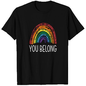 Discover You Belong LGBTQ Rainbow Pride T Shirts