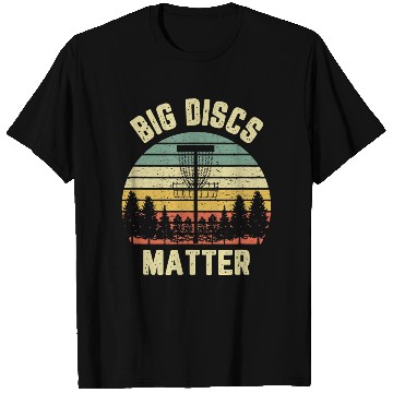 Discover Disc Golf T Shirts Funny Big Discs Matter Retro Disc