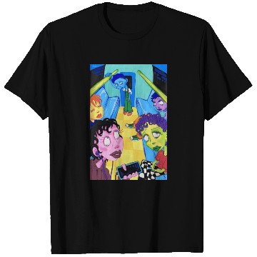 Discover Weird cool train design colored T Shirts