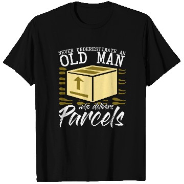 Discover Parcel Deliverer Postman Parcel Messenger T Shirts
