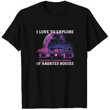 Discover Horror Paranormal Haunted House Spooky Halloween T Shirts