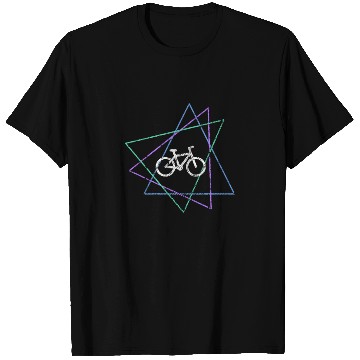 Discover Geometric Bicycle Art T Shirts