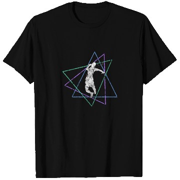 Discover Geometric Badminton Smash T Shirts