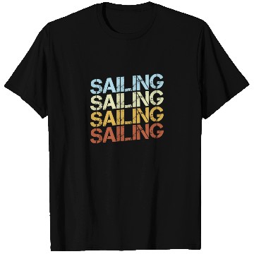 Discover Retro Sailing Typography T Shirts