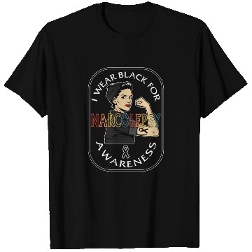Discover Narcolepsy Awareness T Shirts, I Wear Black For