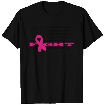 Discover Fight Cancer Us Flag T Shirts