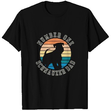 Discover Number One Schnauzer Dad T Shirts