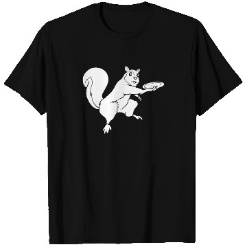 Discover Disc Golf Frisbee Golf Squirrel T Shirts